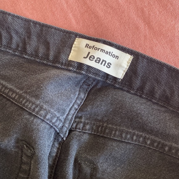 Womens Reformation Lagoon Destroyed Jeans - Picture 5 of 8